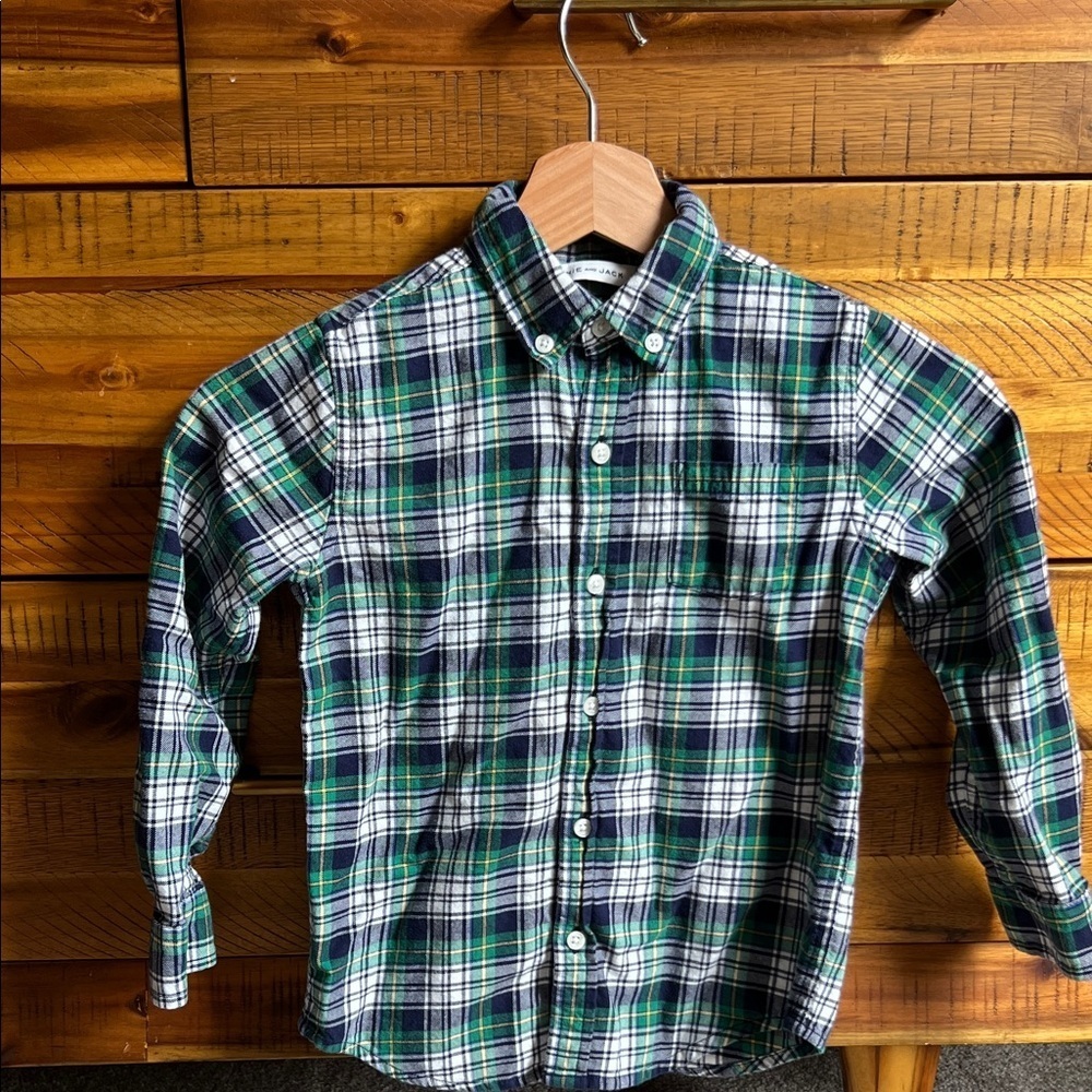 Janie & Jack Classic Plaid Boy’s Shirt